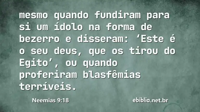 Neemias 9:18