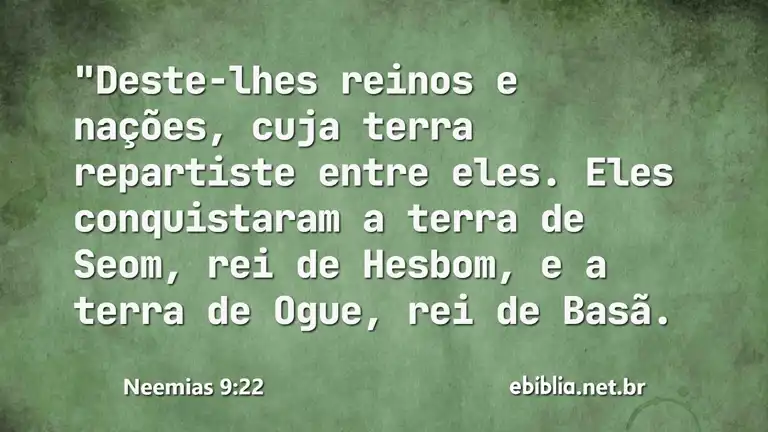 Neemias 9:22