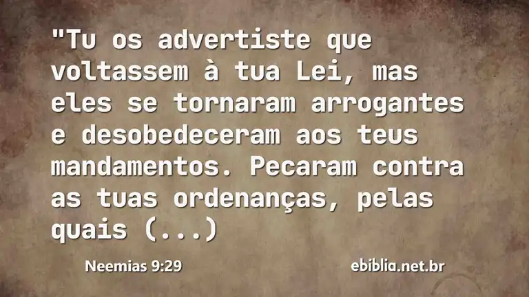 Neemias 9:29