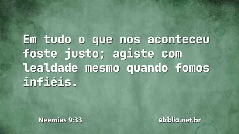 Neemias 9:33