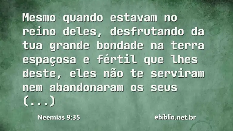 Neemias 9:35