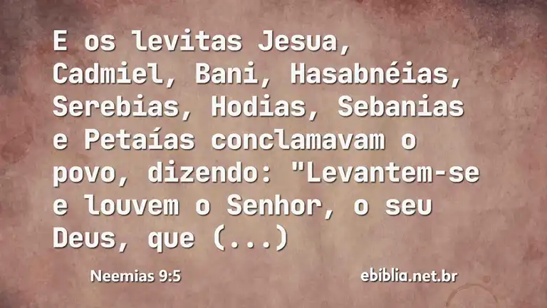 Neemias 9:5