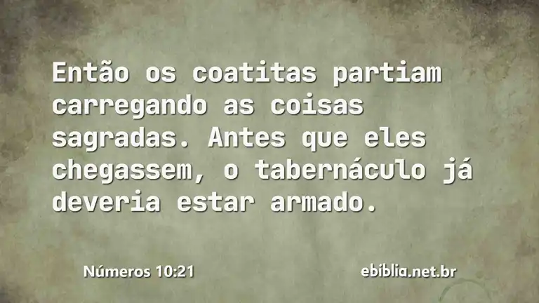 Números 10:21