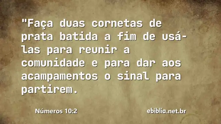 Números 10:2