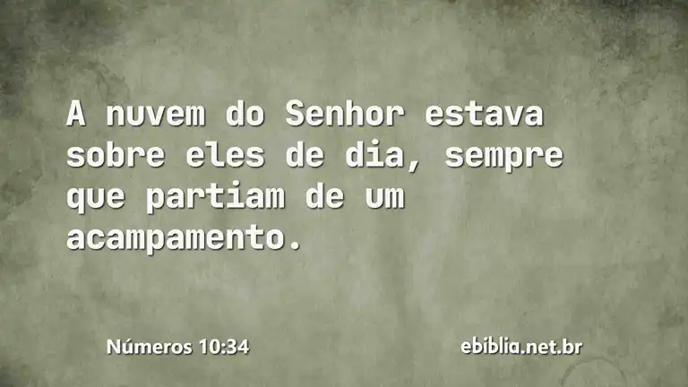 Números 10:34