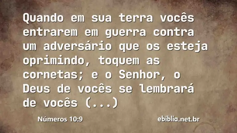 Números 10:9