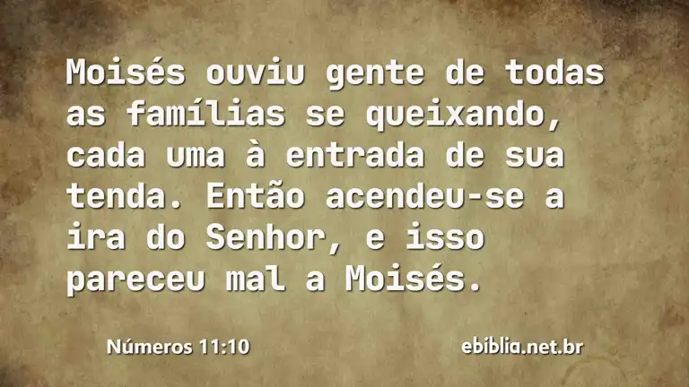 Números 11:10