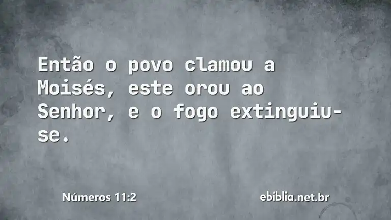 Números 11:2