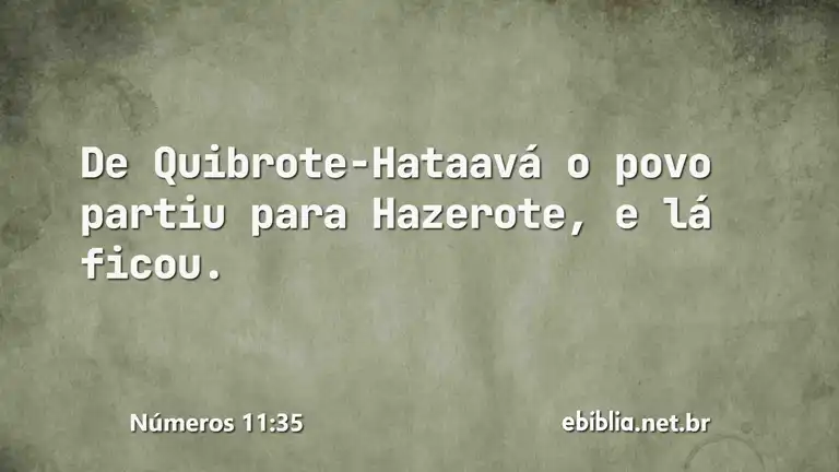 Números 11:35