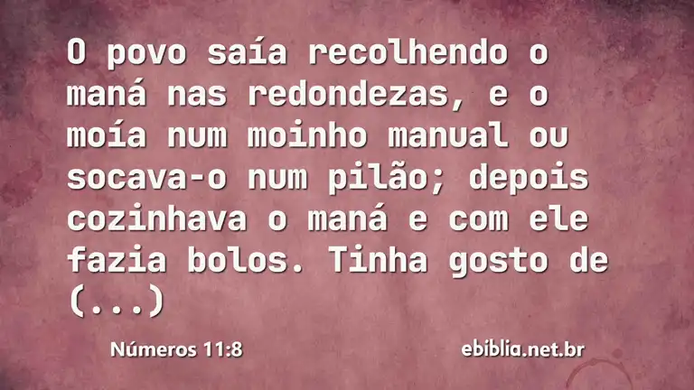 Números 11:8