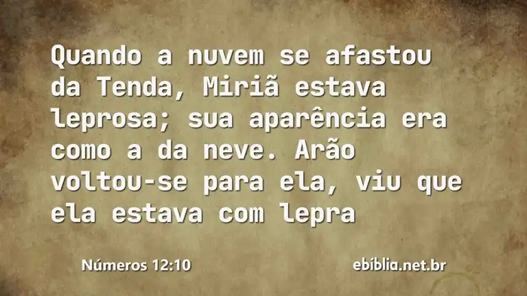 Números 12:10