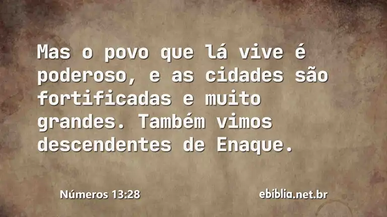 Números 13:28