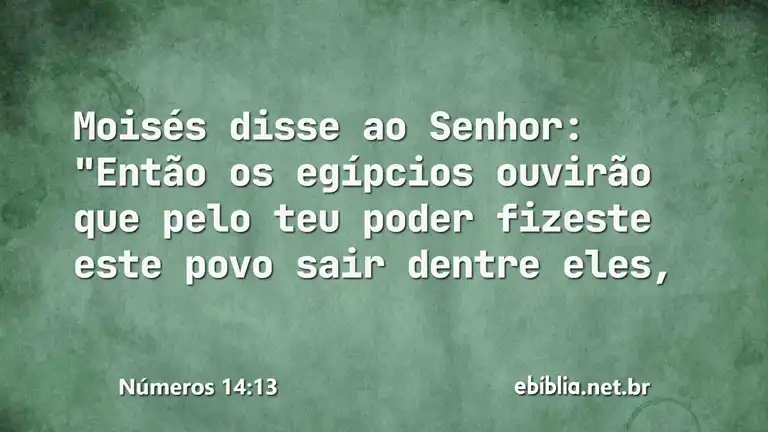 Números 14:13