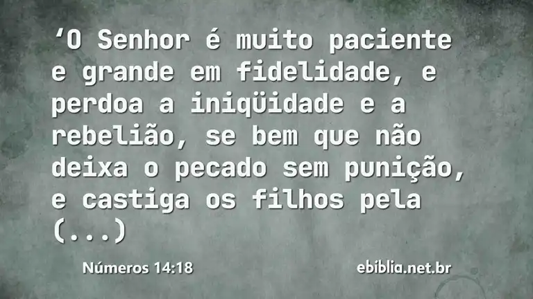 Números 14:18