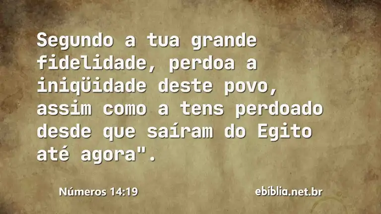 Números 14:19