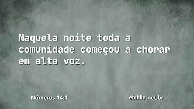 Números 14:1