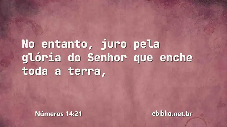 Números 14:21