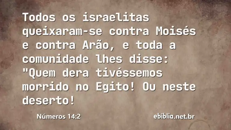 Números 14:2