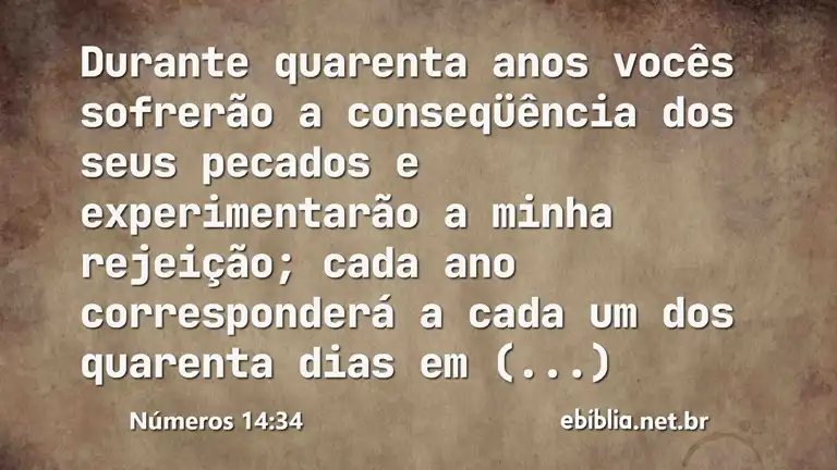 Números 14:34