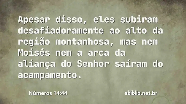 Números 14:44