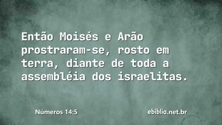 Números 14:5