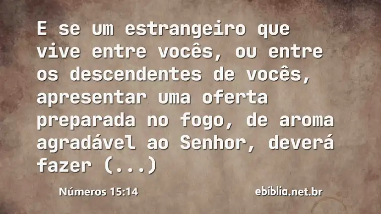 Números 15:14