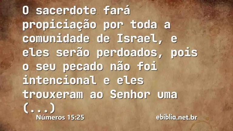 Números 15:25