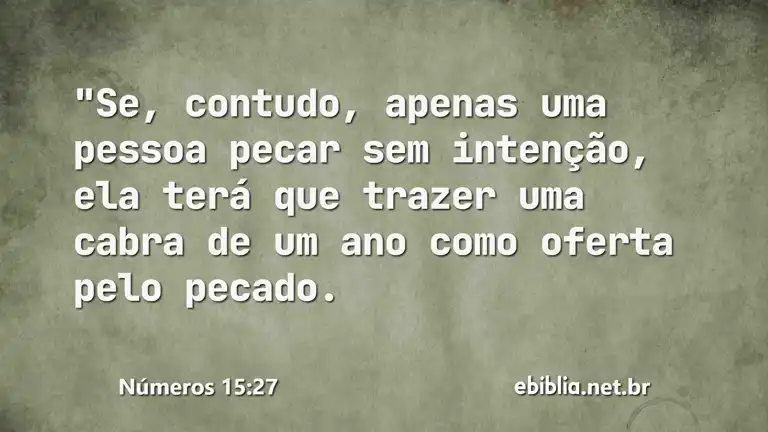 Números 15:27