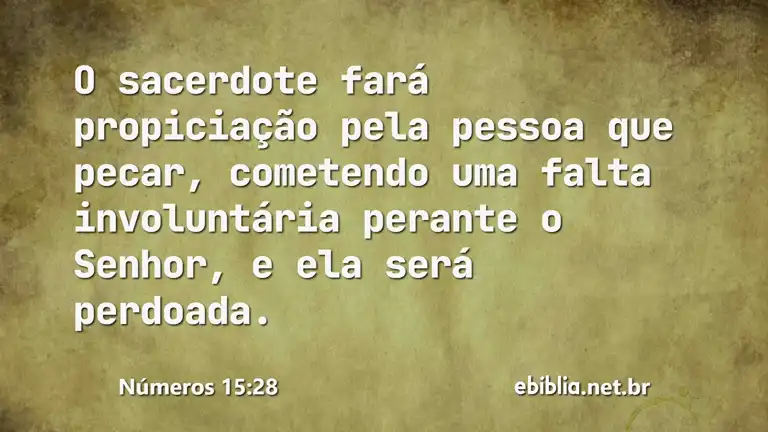 Números 15:28