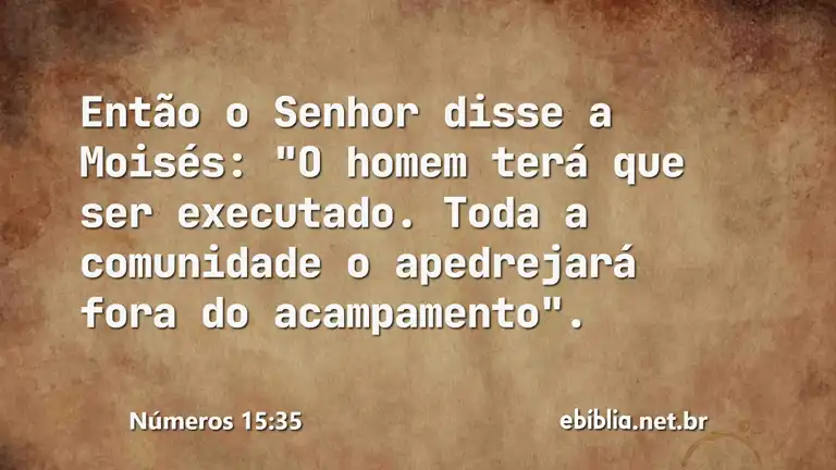 Números 15:35