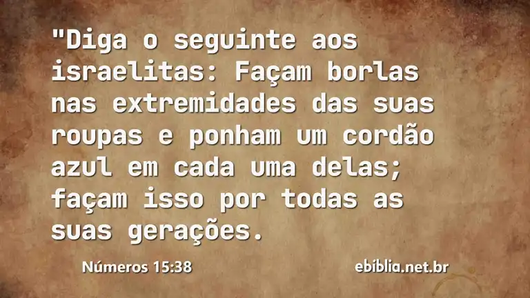 Números 15:38