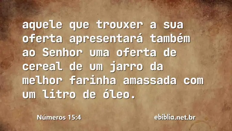 Números 15:4