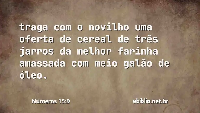 Números 15:9