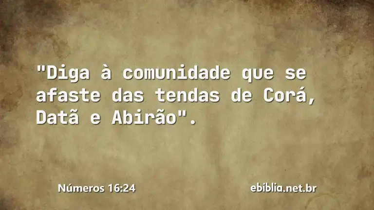 Números 16:24