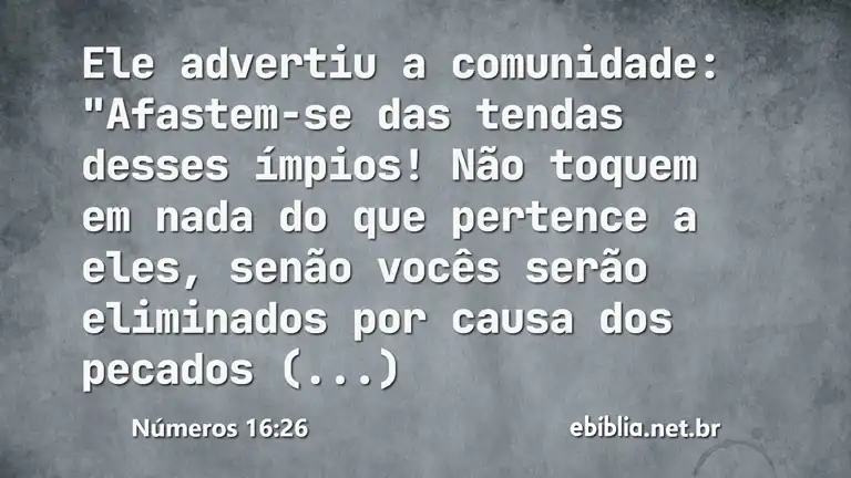 Números 16:26