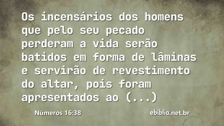 Números 16:38