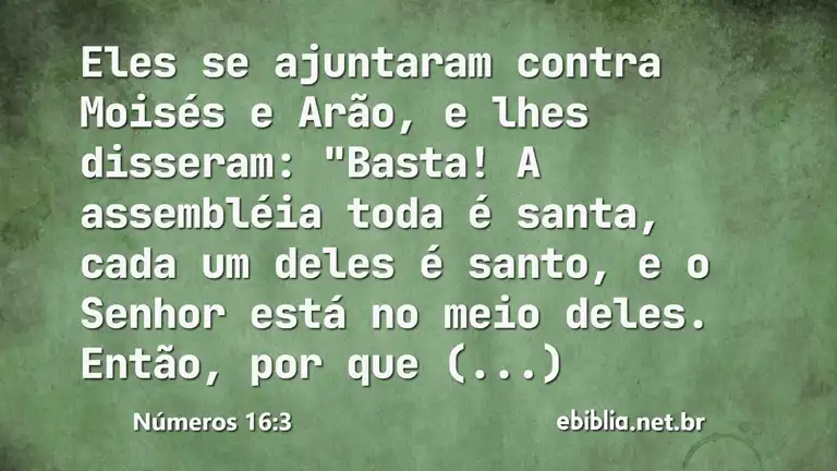 Números 16:3