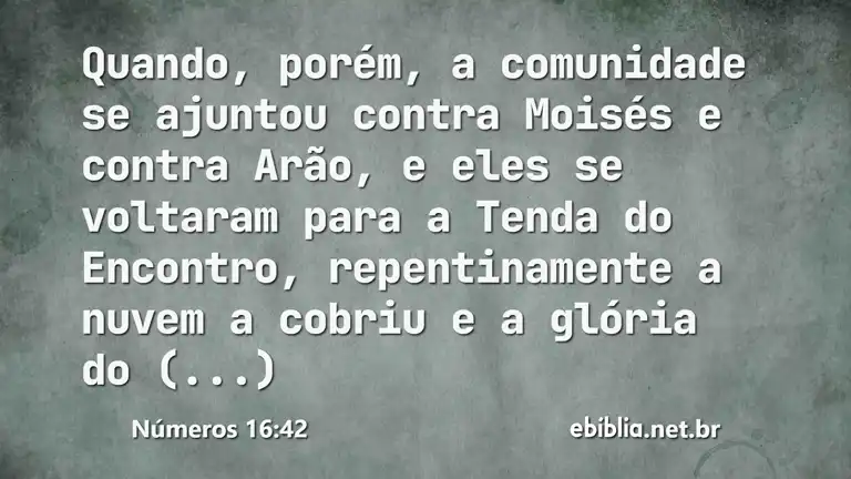 Números 16:42