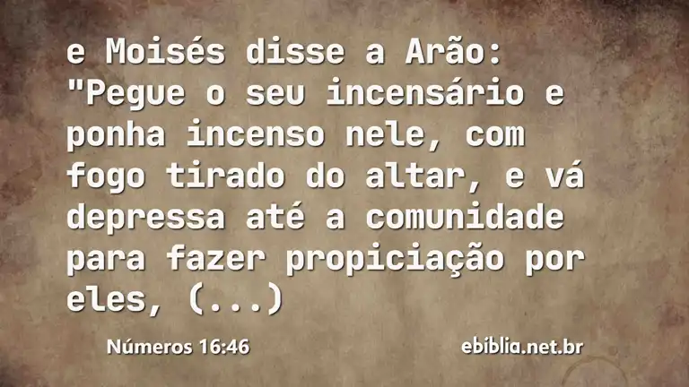 Números 16:46