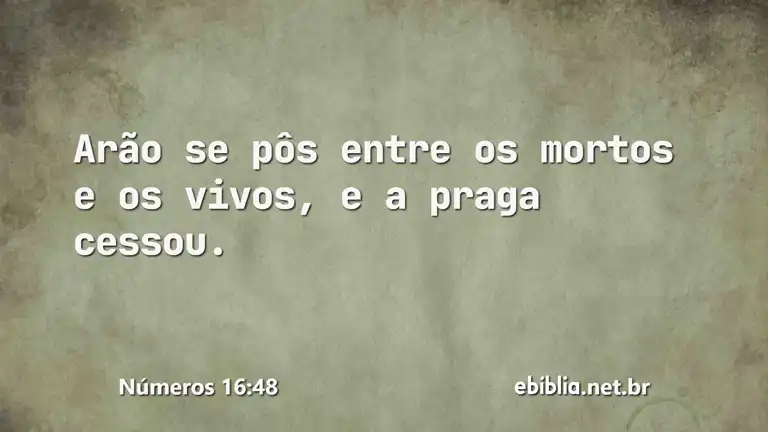 Números 16:48