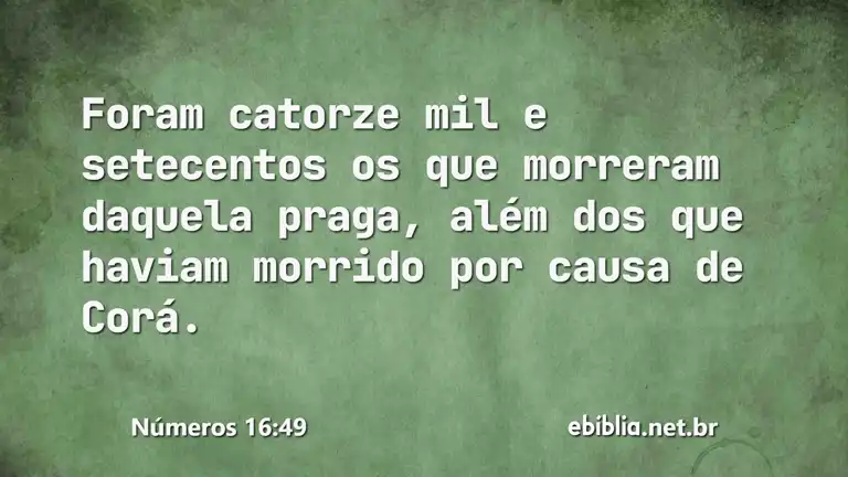 Números 16:49