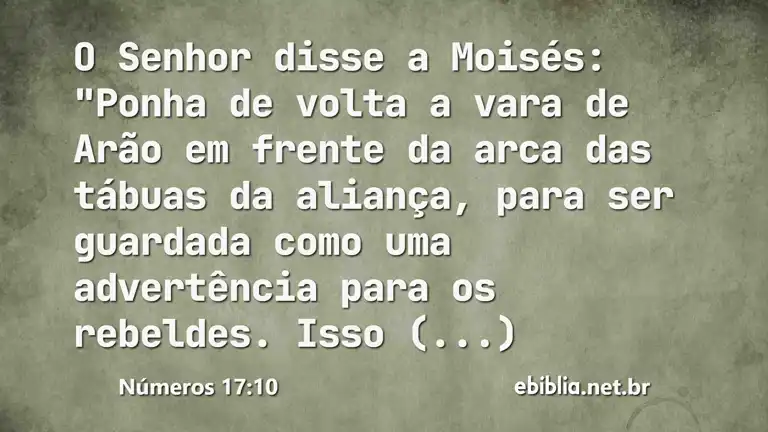 Números 17:10