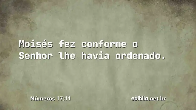 Números 17:11