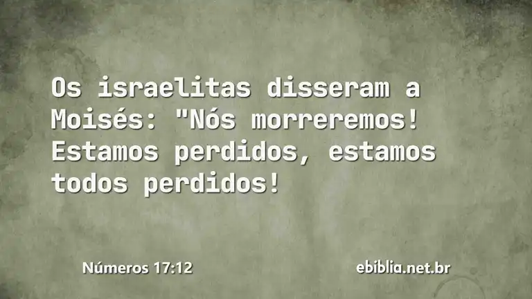 Números 17:12