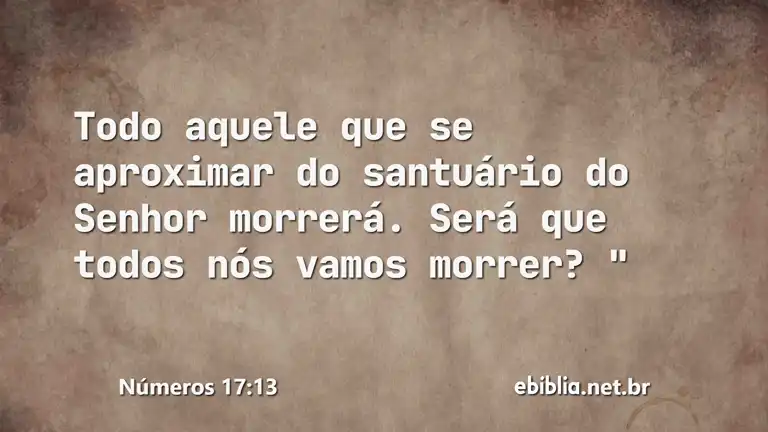 Números 17:13