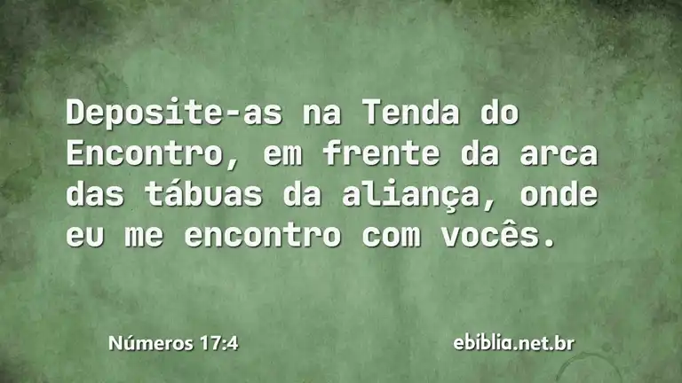 Números 17:4