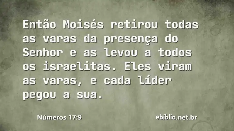 Números 17:9