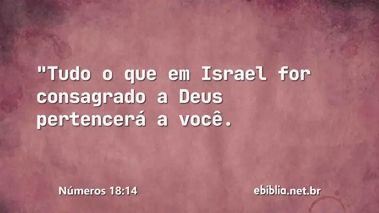 Números 18:14