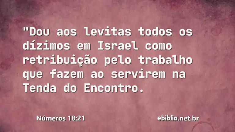 Números 18:21