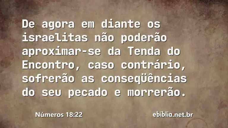 Números 18:22